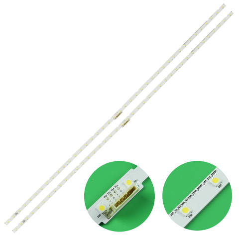 Nuevo 2 uds 40LED tira de LED para iluminación trasera para Samsung UE55NU6900 UN55NU7300F UE55NU7105 UE55NU7172 BN96-45913A STS550AU9 55NU710C ► Foto 1/6