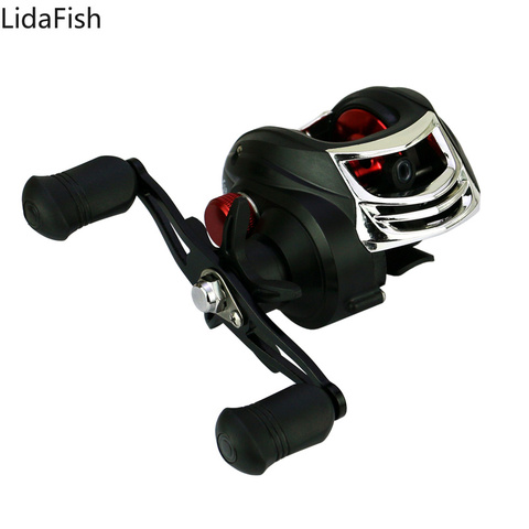 2022 nuevo carrete de Metal carrete de Baitcasting 8kg Max Drag 7,2: 1 equipo de alta velocidad Ratio agua salada carrete de pesca de agua dulce carrete de pesca ► Foto 1/6