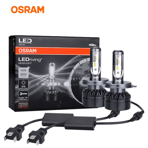 Osram H11 H8 H9 H16JP H1 9012 HIR2 H7 H4 LED 6000K Auto faro 9003/HB2 9005 HB3 9006 HB4 bombilla LED Turbo 12V Luz 1 par ► Foto 1/6