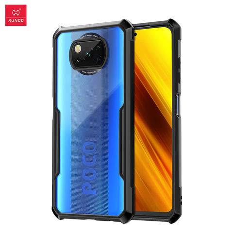 Funda para teléfono POCO X3, carcasa transparente a prueba de golpes para Xiaomi poco x3, NFC ► Foto 1/6