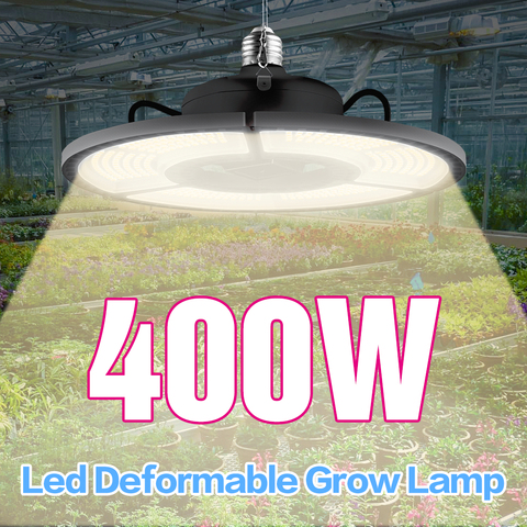 100W 200W 300W 400W luces de tienda de Cultivo LED E27 plantas de semillero lámpara Led espectro completo Sunlike Luz de cultivo blanco cálido ► Foto 1/6