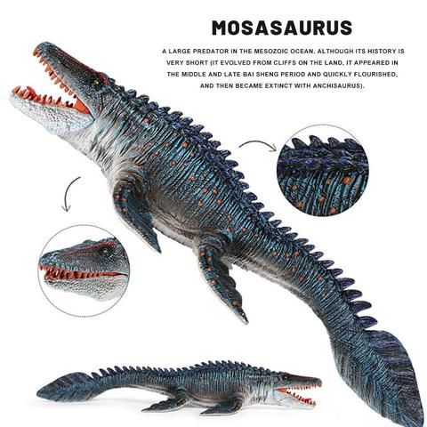 Figuras realistas de dinosaurios de Mosasaurus, modelo de dinosaurio para coleccionista, decoración, recuerdo de fiesta, chico juguete para regalo, 1 Uds. ► Foto 1/6