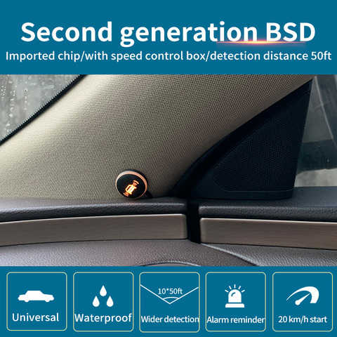 Driintel-Radar de ondas para el punto ciego, dispositivo de monitoreo de punto ciego, con GPS, para microondas, BSD, BSM, BSA, carril Variable, Auxi ► Foto 1/6