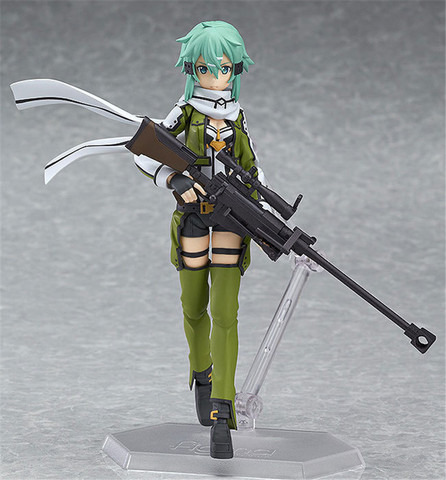 Sword Art-figura de acción en línea de Anime, Brinquedos, 241 Figma, Sinon Asada 2th, santo de PVC, 14CM, Juguetes coleccionables, modelo de Juguetes ► Foto 1/6