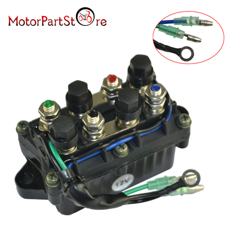 Relé embellecedor para Motor de barco, potencia de 12V, repuesto para fueraborda Yamaha 30HP-90HP 6H1-81950-00 6H181950000 6H1-81950-01 6H1819500100 ► Foto 1/6