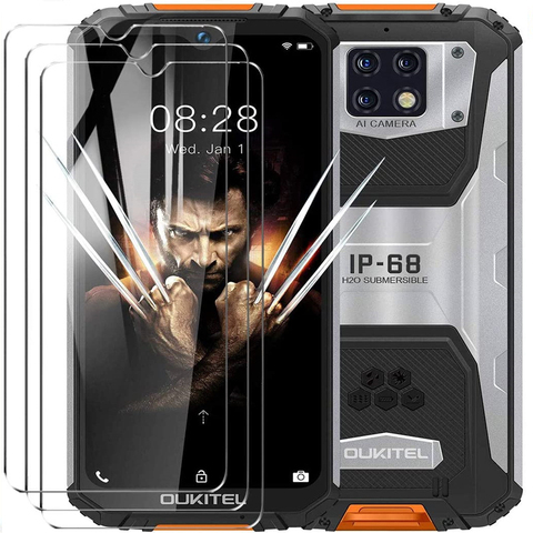 Para Oukitel WP6/WP7 Protector de vidrio templado para Oukitel WP6 Protector de pantalla de cristal Protector de la película de la cubierta del teléfono ► Foto 1/6