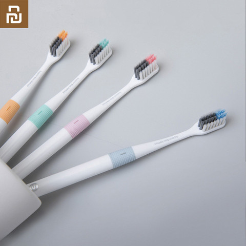 Xiaomi Doctor B cepillo de dientes método de bajo Sandwish-bedded mejor cepillo de alambre 4 colores incluyendo 1 caja de viajes para xiaomi casa inteligente ► Foto 1/6