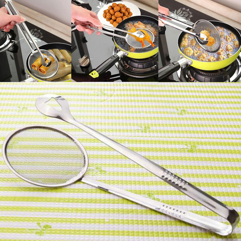 Colador de malla fina para Espumador, colador de cucharón con Clip, utensilio de cocina multifuncional ► Foto 1/6