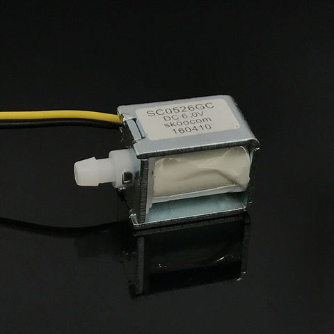 SKOOCOM-Mini válvula de aire solenoide de CC, dispositivo eléctrico de 6V CC, normalmente cerrado para instrumento de belleza masajeador, SC0526GC ► Foto 1/1