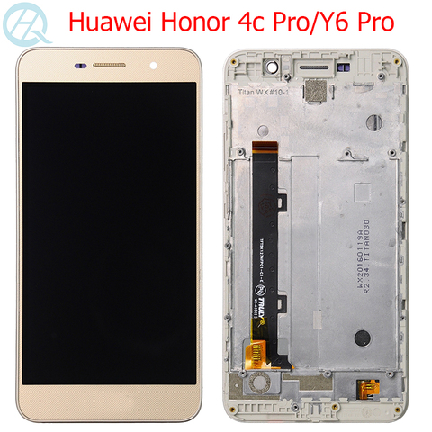 Original Y6 Pro LCD para Huawei Honor 4C Pro Display con marco 5,0 