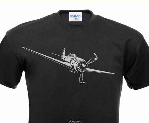 Para hombre verano camisa ofensiva camiseta Focke Wulf Flugzeug aviones Fw 190 Bomber camiseta de piloto camisa ► Foto 1/5