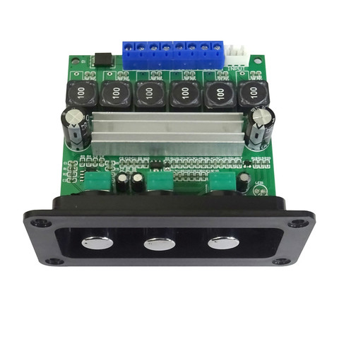 SOTAMIA-placa amplificadora de potencia TPA3116D2 Amplificador de tipo Subwoofer, Amplificador de sonido, 2 × 50W + 2,1 W con Panel ► Foto 1/6