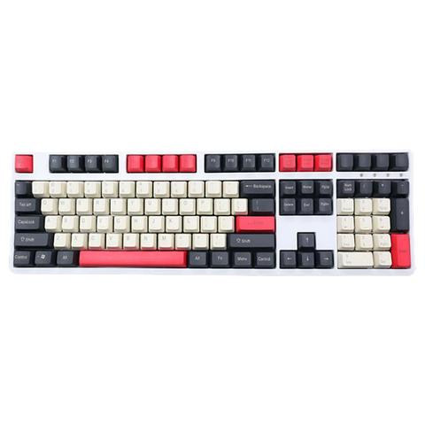 Teclas para teclado mecánico Cherry MX, tapas para teclas, colores surtidos, PBT, 104 teclas ► Foto 1/6