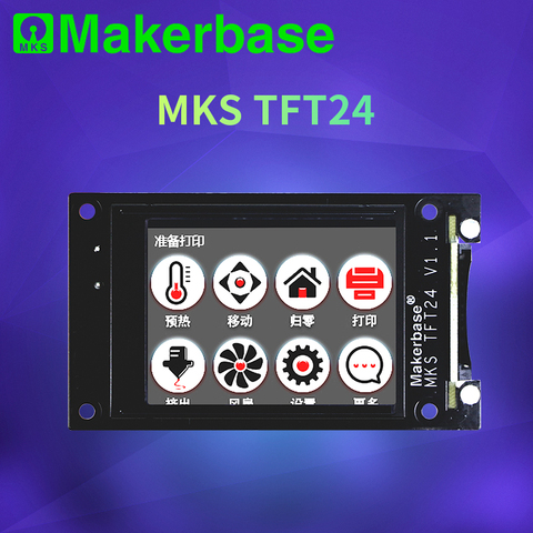 Makerbase-controlador de pantalla táctil MKS TFT24, piezas de impresora 3d, 2,4 pulgadas, a todo color, compatible con wifi, Control inalámbrico ► Foto 1/5