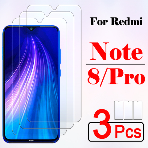 Protector de pantalla para xiaomi redmi note 8 pro, vidrio templado blindado, 1-3 uds. ► Foto 1/6