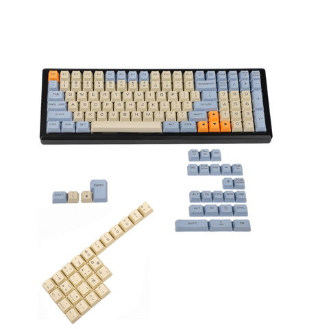 YMDK-grabado láser para teclado mecánico, perfil OEM grueso PBT para teclado mecánico MX YMD96 KBD75 104 87 61 ► Foto 1/6