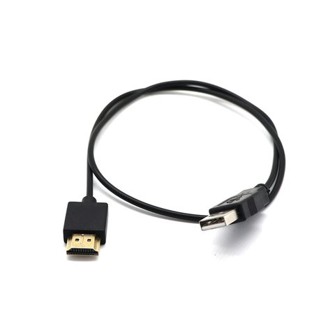 Conector macho a hembra compatible con HDMI, Cable de cargador USB 2,0, adaptador de empalme extensor ► Foto 1/6