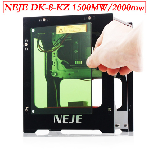 NEJE-Mini grabador láser de 405nm, 1500mw/2000mW, máquina de corte, enrutador de madera, impresora láser de escritorio DIY ► Foto 1/6