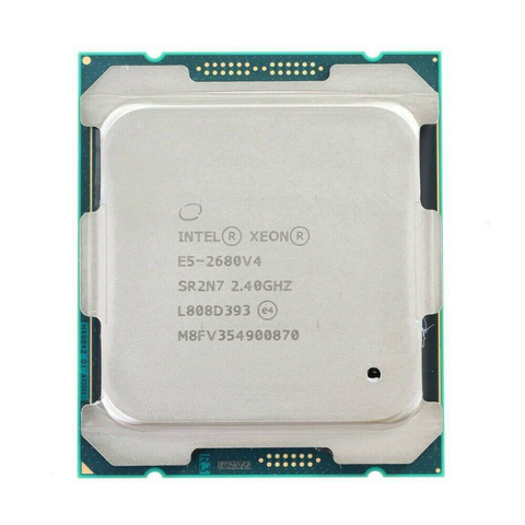 INTEL XEON E5 2680 V4 procesador de CPU 14 CORE 2,40 GHZ 35MB L3 CACHE 120W SR2N7 LGA 2011-3 ► Foto 1/1