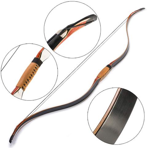 Toparchery huntingbow pavo mano 30-45lbs clásico arco tradicional velocidad con cuerda de Tiro con Arco laminado arcos ► Foto 1/6