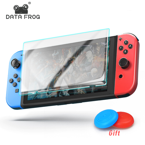 Protector de pantalla de vidrio templado Premium Data Frog para Protector de pantalla Nintendo switch ns para accesorios Nintendo Switch Lite ► Foto 1/6