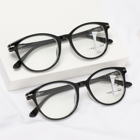 Gafas de lectura multifocales graduales Unisex, anteojos de lectura con bloqueo de luz azul, gafas de presbicia, gafas de visión para ordenador ► Foto 1/6
