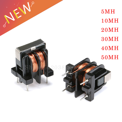 5 unids/lote UU10.5 UF10.5 de modo común Inductor estrangulador 10mH 20mH 30mH filtro inductancia paso 10*13mm de alambre de cobre alambre común Inductor ► Foto 1/5