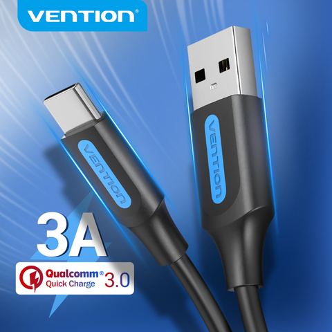 Vention Cable USB tipo C 3A Cable de carga rápida para Samsung S10 S9 Xiaomi Redmi Huawei teléfono móvil USB C Cable cargador fecha Cable ► Foto 1/6