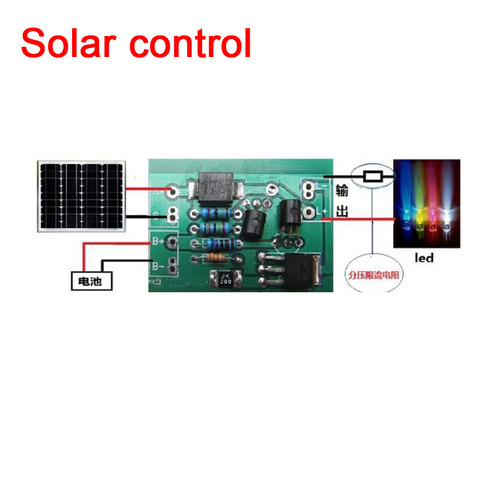 Controlador de carga Solar Lifepo4, interruptor de Control de carga de batería de litio, placa de circuito, iluminación de farola pequeña para patio, bricolaje, 3,2 V, 3,7 V, 11,1 V, 14,8 V, 7,4 V, 12,8 V ► Foto 1/5