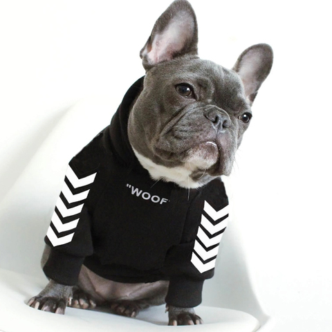 Sudadera con capucha para Perro, Ropa de invierno para mascotas, abrigo, Chaqueta de algodón, Ropa para Bulldog Francés ► Foto 1/6