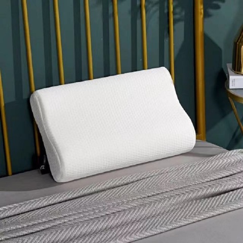 Almohada larga de espuma viscoelástica para cama, almohada de protección del cuello en forma de rebote lento, almohada de maternidad para dormir, almohadas ortopédicas ► Foto 1/6