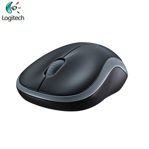 Logitech-ratón inalámbrico M185 Original de 1000DPI para ordenador de oficina, nanoreceptor USB para ordenador portátil, PC de escritorio, para juegos en casa y oficina ► Foto 1/6