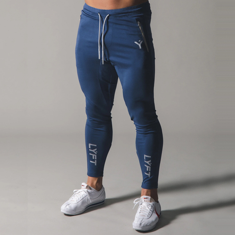 LYFT-pantalones de chándal elásticos para hombre, Pantalón deportivo para correr, chándal para gimnasio, culturismo ► Foto 1/6