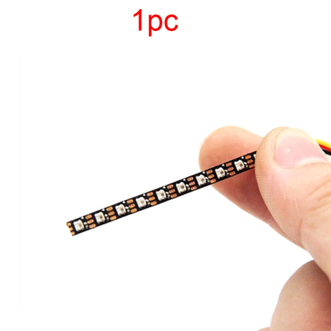 Barra de luz LED programable WS2812, 3,5mm de ancho, cuentas de lámpara de alto brillo, diseño de PCB suave, 3,3-5V para RC FPV, 1 ud. ► Foto 1/5