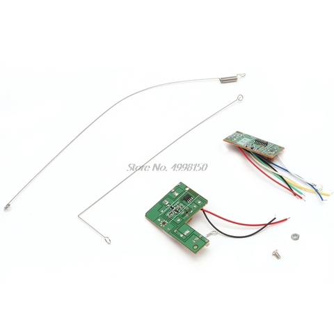 Tablero de circuito de Control remoto, transmisor PCB recibe juguetes con antena, 4 canales, 27MHZ ► Foto 1/6