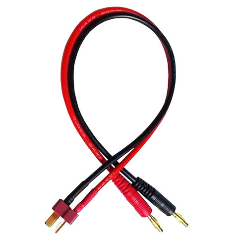 Cable de carga tipo bala de plátano, conector T macho a 4mm, DEANS, cargador ULTRA, compatible con Skyrc B6, imax B6AC ► Foto 1/2