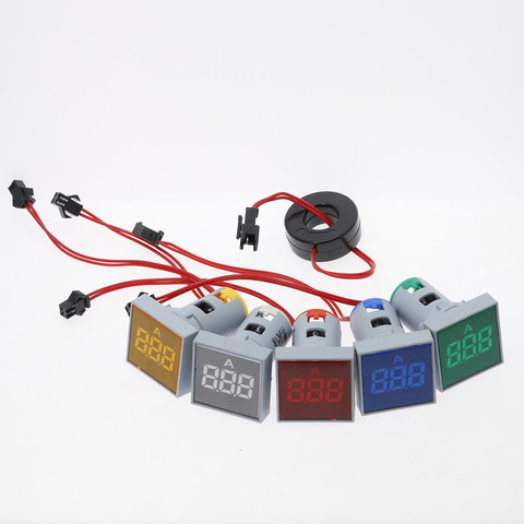 Voltímetro Digital LED cuadrado y amperímetro, medidor de voltaje y corriente CA 20-500V 0-100A D18, envío directo ► Foto 1/6