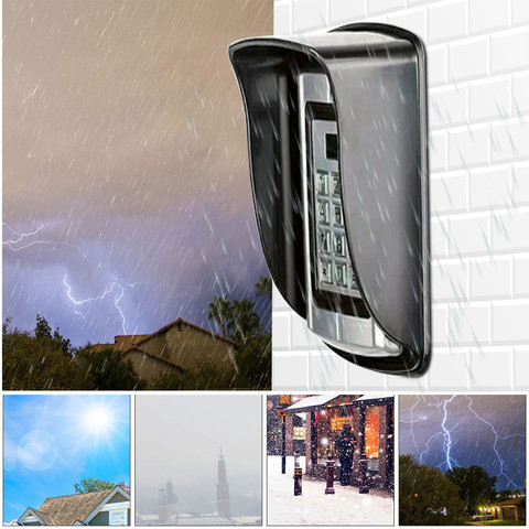 Funda impermeable para timbre de puerta inalámbrico, pulsador transmisor, pesada para lluvia, nieve, exterior, #40 ► Foto 1/6