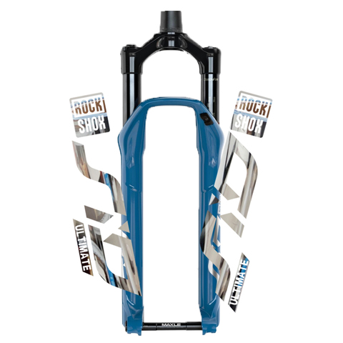 Rockshox sid-pegatina de horquilla delantera para bicicleta, decoración de bicicleta de montaña, poste de horquilla delantera, resistente al agua, Fondo transparente, 2022 ► Foto 1/6