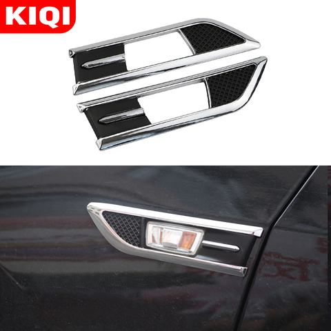 Estilo de coche cromo señal cubierta de la lámpara luces del lado de la decoración del emblema de etiqueta para Chevrolet Cruze Sedan Hatchback 2009-2015 ► Foto 1/5