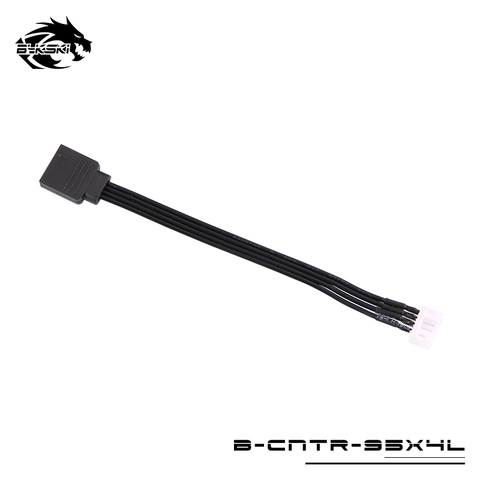 Bykski-Cable adaptador RGB de 12V 4 pines/ARGB 5V 3 pines, iluminación AURA SYNC, placa base, línea óptica B-CNTR-95X4L/B-CNTR-95X3L ► Foto 1/1