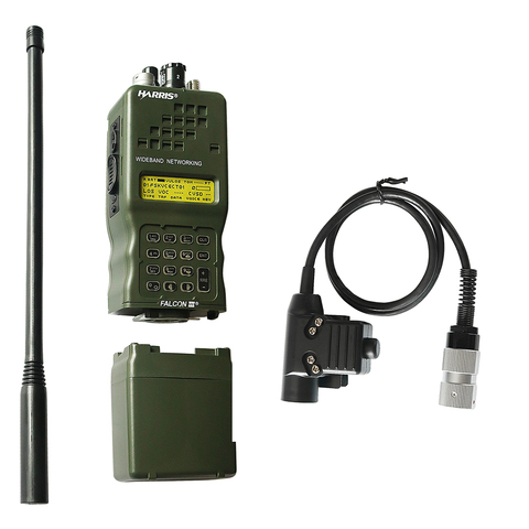 Un/PRC-152 China 152 Harris Radio Dummy caso Militar Walkie-Talkie modelo para $TERM impacto Baofeng de Radio No función + U94 PTT 6-pin plug ► Foto 1/6