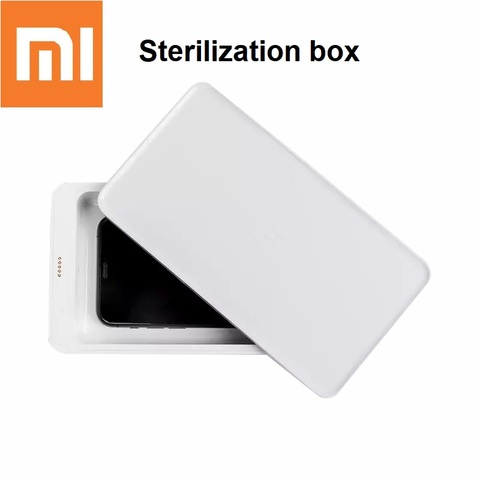 Caja esterilizadora multifuncional xiaomi FIVE, esterilización UV, caja de desinfección de cosméticos para teléfono móvil, cargador inalámbrico rápido ► Foto 1/6