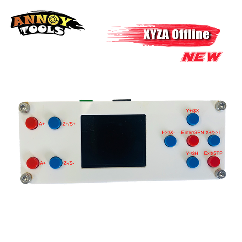 CNC3018-controlador sin conexión de 4 ejes, módulo LED de 1,8 pulgadas X/Y/Z/A, 4 ejes, compatible con tarjeta SD/TF para el trabajo de máquina de grabado CNC ► Foto 1/2