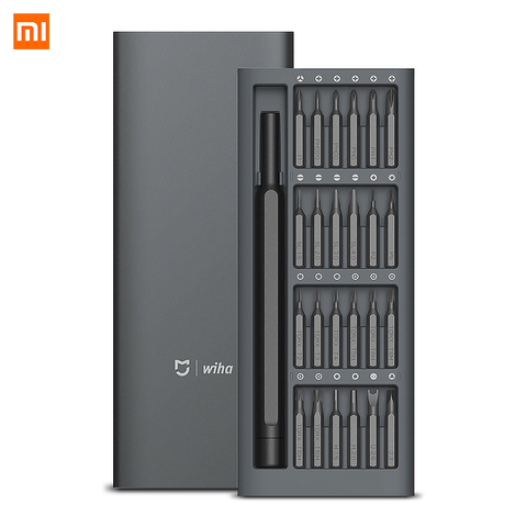 Xiaomi-Kit de destornilladores de precisión Mijia Wiha 24 en 1, brocas magnéticas de 60HRC, herramientas de reparación para el hogar ► Foto 1/6