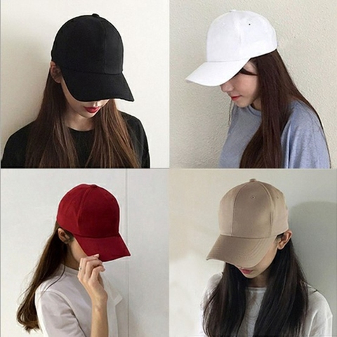 Gorra de béisbol ajustable de alta calidad para hombre y mujer, gorro ajustable de alta calidad con accesorio de anillos metalicos, deportiva, Snapback, unisex ► Foto 1/6