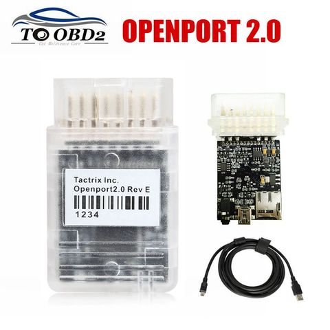 2022 el más nuevo Tactrix Openport 2,0 herramienta de sintonización de Chip ECU abierto puerto USB 2,0 ecus Flash OBD2 conector OBDII de los coches de la marca ► Foto 1/6