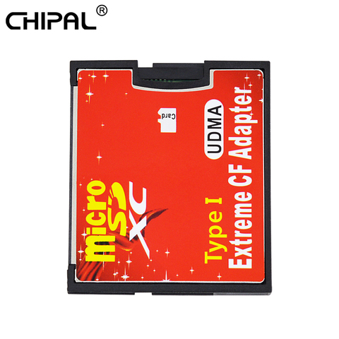 CHIPAL-Adaptador de tarjeta Micro SD de alta velocidad TF a CF, SDHC SDXC a Flash compacto tipo I, convertidor de lector de tarjetas de memoria ► Foto 1/6