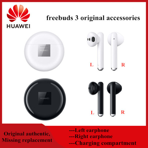 HUAWEI FreeBuds 3-auricular izquierdo y derecho, accesorio Original de repuesto, con compartimiento de carga ► Foto 1/1