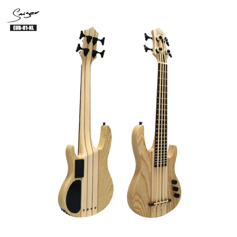 Ukulele eléctrico bajo 2022, guitarra Ubass 30 pulgadas, 4 cuerdas, Mini bajo UKU, Electro guitarras Pickup, Arce, Ashtree de alta calidad ► Foto 1/6